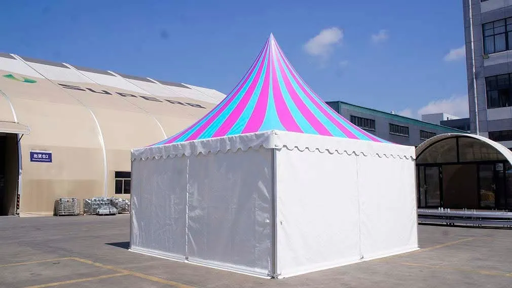 تركيب مظلات هرميه انيقه ومميزه