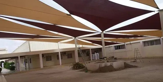 مظلات مدارس بمعايير عالمية من شركة الخليج العربية – 