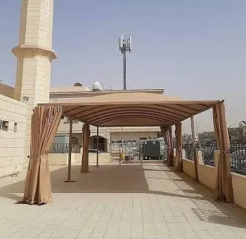 مظلات قماشية أنيقة تحميك من الشمس وتمنح مكانك لمسة فاخرة