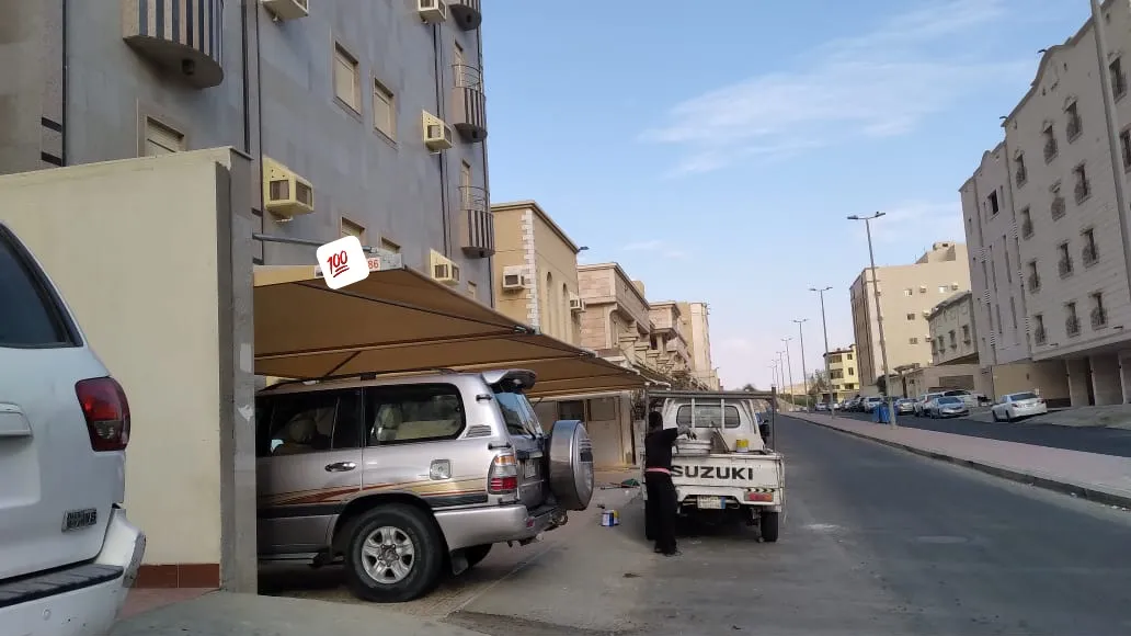تركيب مظلات سيارات معلقة وخارجيةبالدمام وجميع مناطق المملكة