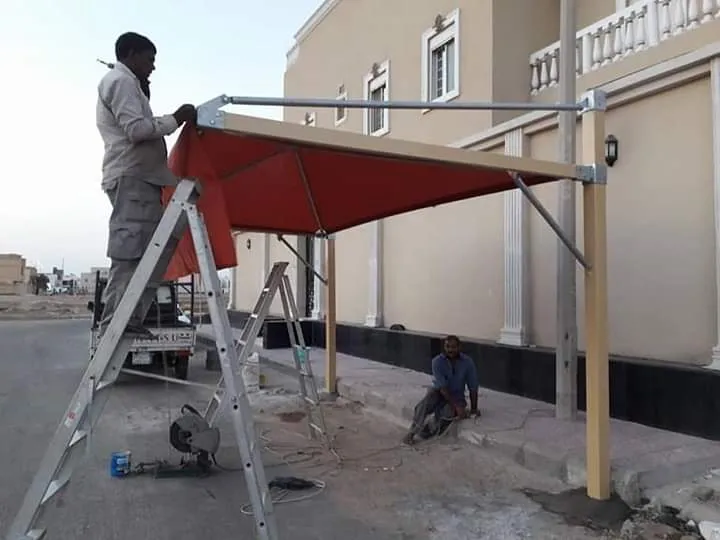 تركيب مظلات سيارات معلقة وخارجيةبالدمام وجميع مناطق المملكة