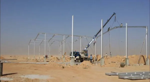 بناء هناجر ومستودعات المملكة دقه في العمل وسرعة في التنفيذ