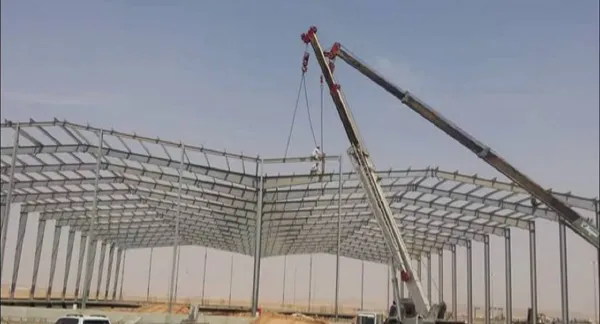 بناء هناجر ومستودعات المملكة دقه في العمل وسرعة في التنفيذ