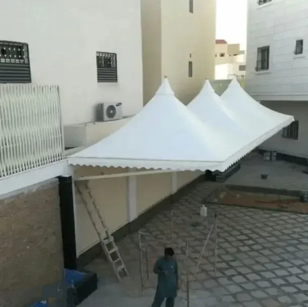 تركيب افضل مظلات هرميه في المملكه