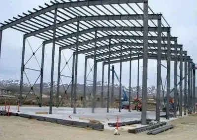 بناء هناجر ومستودعات في المملكه العربيه السعوديه دقه في العم