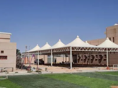 تركيب مظلات هرميه انيقه ومميزه