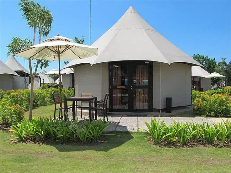 تركيب مظلات هرميه انيقه ومميزه