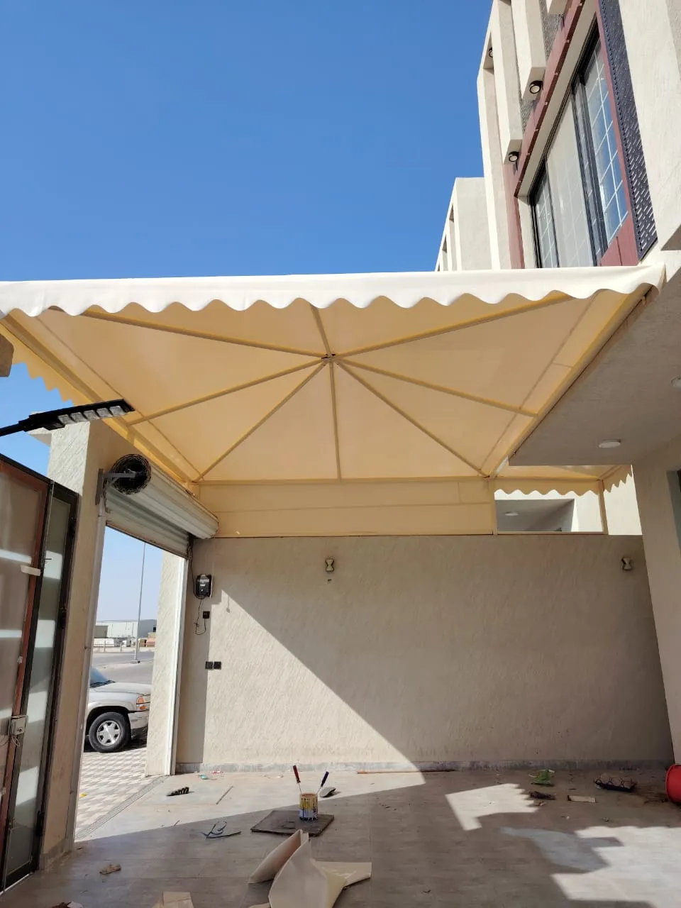 تركيب مظلات هرميه في الاحساء وجميع مناطق الشرقيه