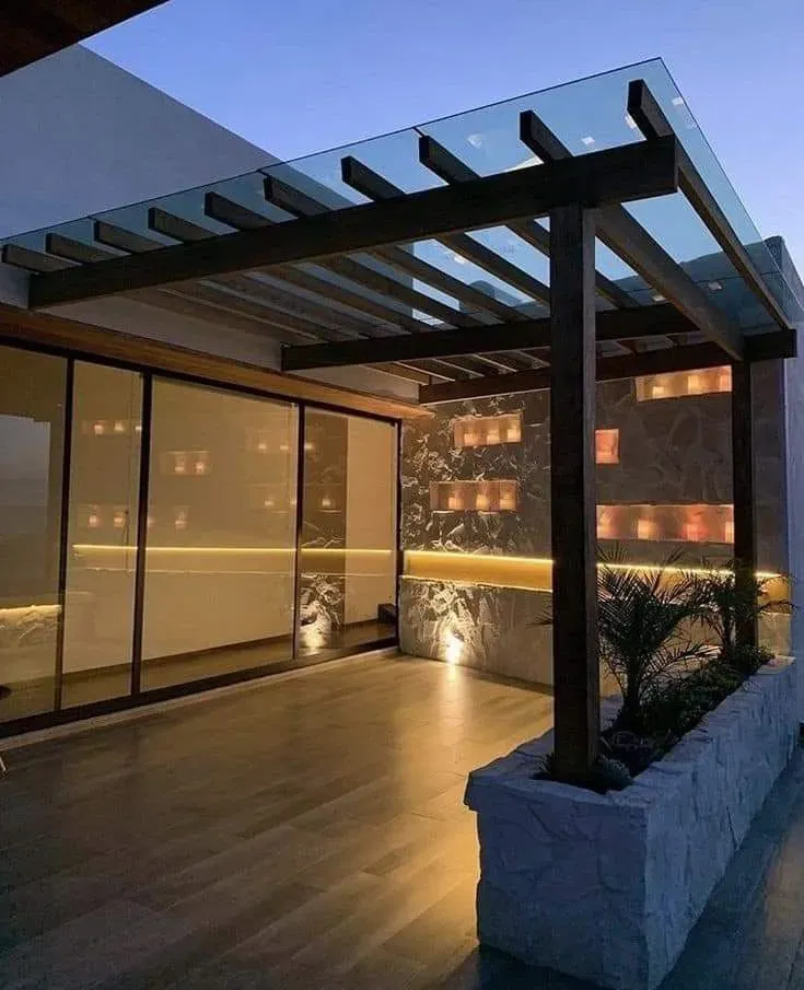 افضل تركيب برجولات. حدائق في لاحساء