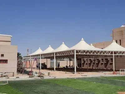 مظلات مدارس بمعايير عالمية من شركة الخليج العربية –