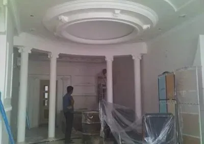 أعمال ترميم وتشطيب ترفع من قيمة وأمان المبنى